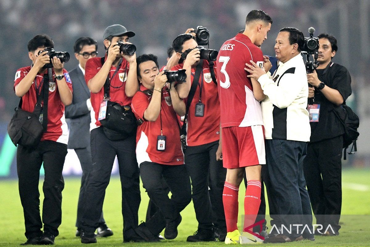 Prabowo: Bersyukur Timnas Kalahkan China, Semoga Lolos ke Piala Dunia!